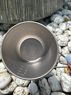 Snow Peak Deep Titanium Sierra Cup Engraved Lion 2025 Spring Edition