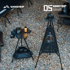ShineTrip  ST-05 Series Hexagon Tactical Side Table -Black