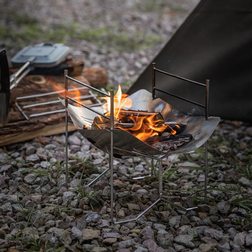 Campingmoon Solo Mini Stove Camping Grill Stand