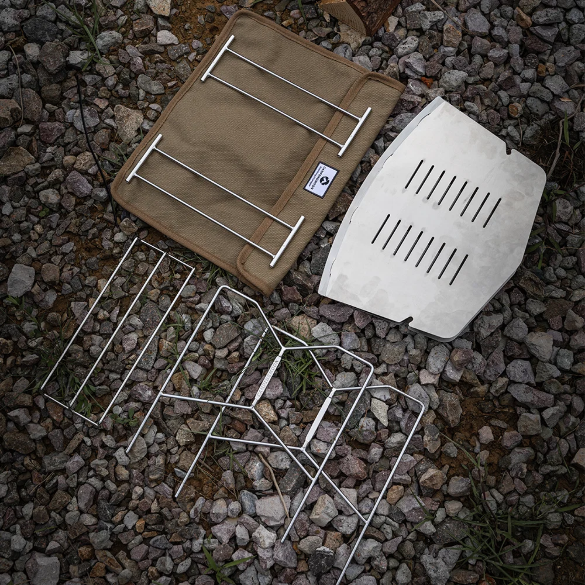 Campingmoon Solo Mini Stove Camping Grill Stand