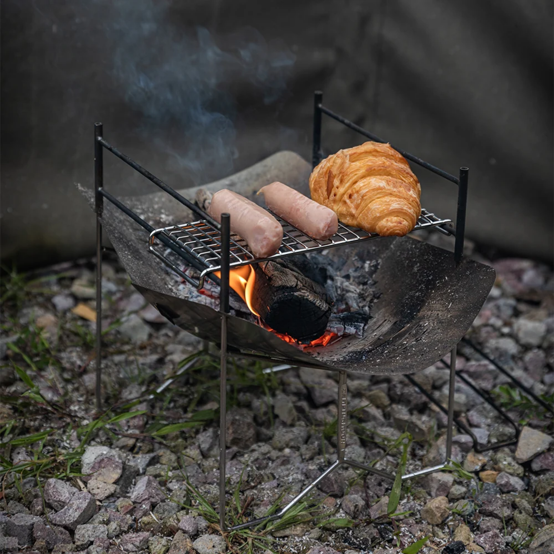 Campingmoon Solo Mini Stove Camping Grill Stand