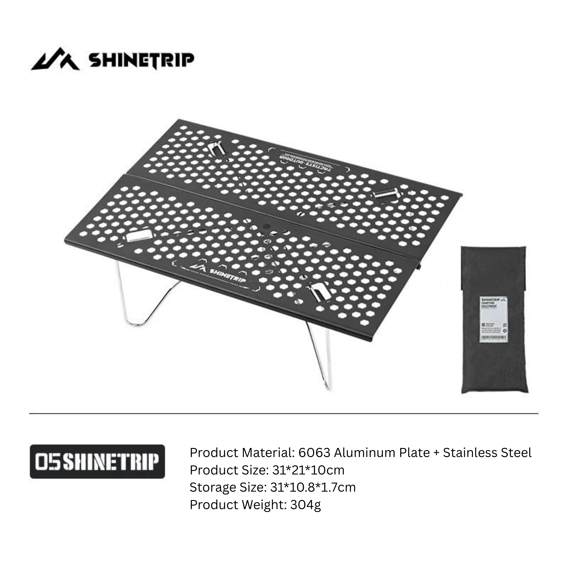 ShineTrip ST-05 Series Lightweight Ultra-Light Folding Table