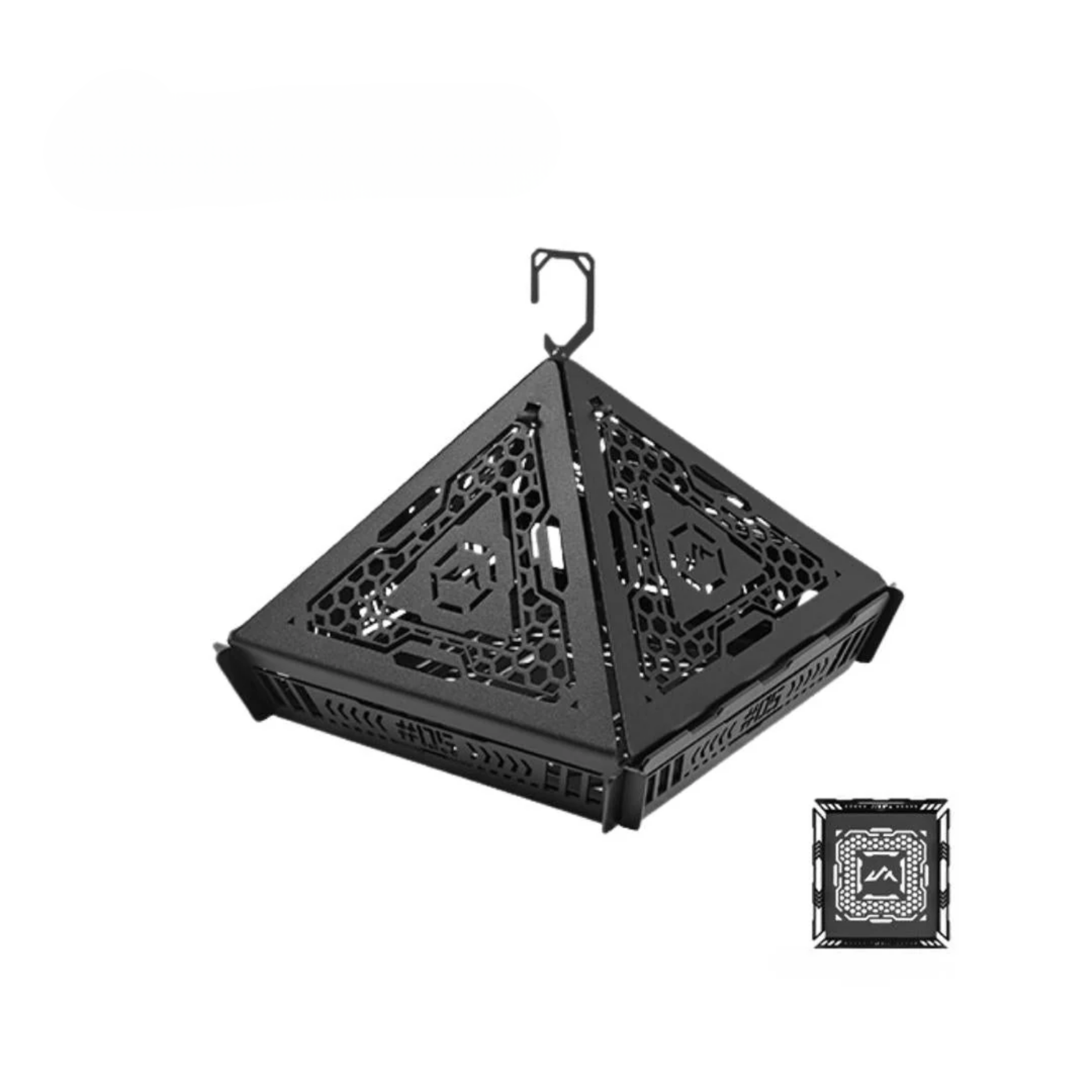 ShineTrip #05 Series Pyramid Shaped Lampshade Black