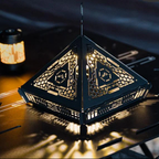 ShineTrip #05 Series Pyramid Shaped Lampshade Black