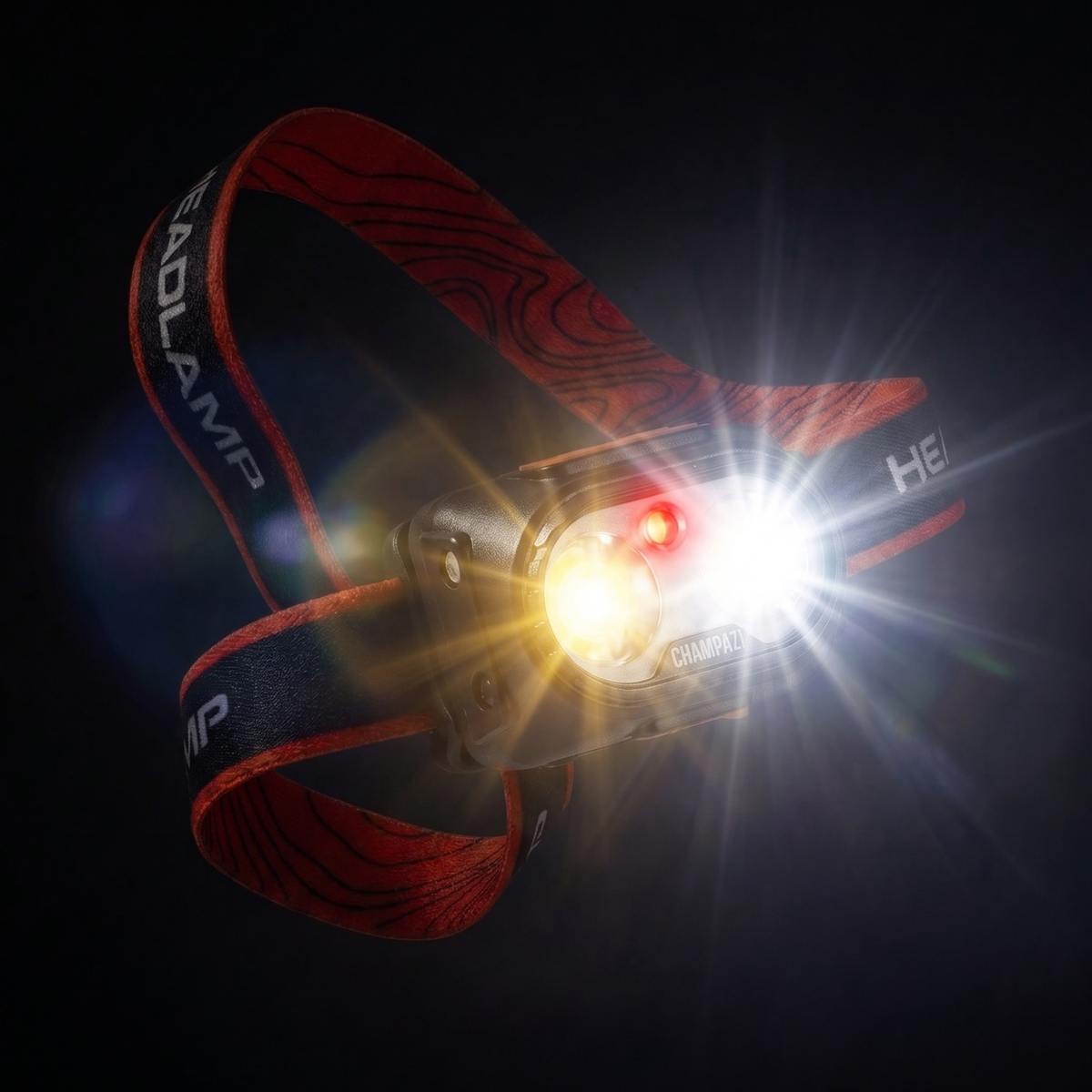 Champazi Rechargeable Sensor Headlamp - 200LM