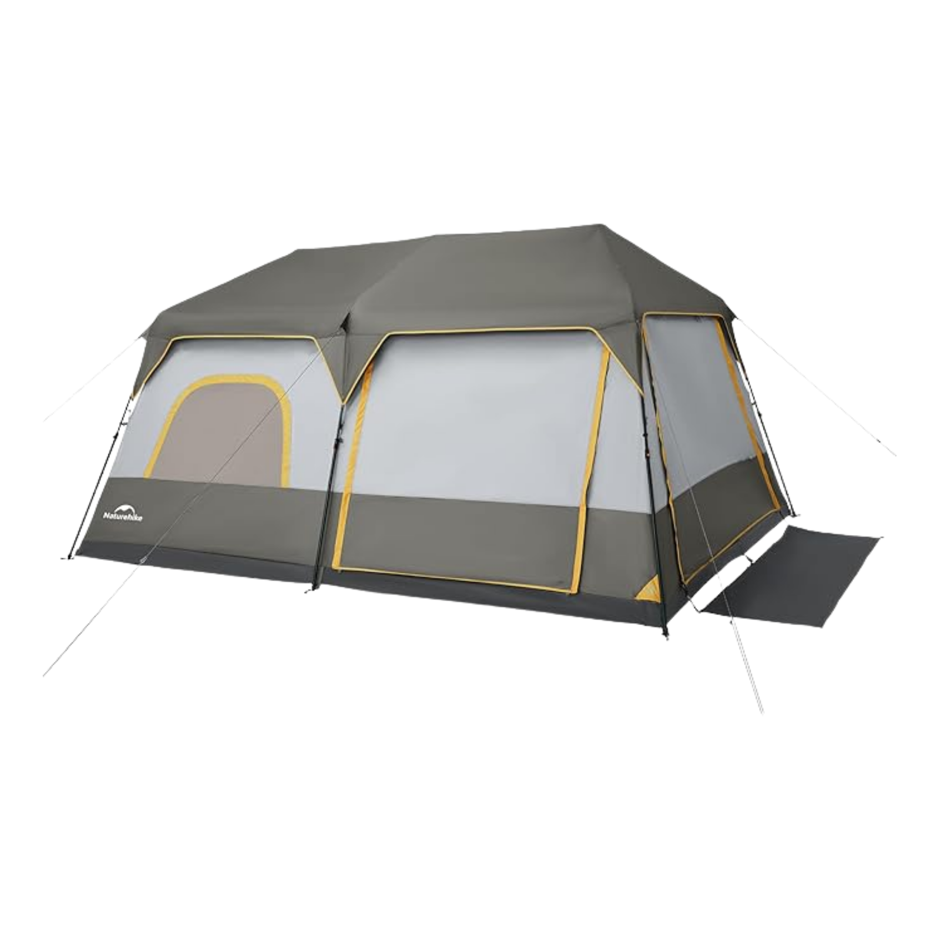 Naturehike Cape 13.1 Square Quick Opening Tent 8 Person - Light Brownish Gray