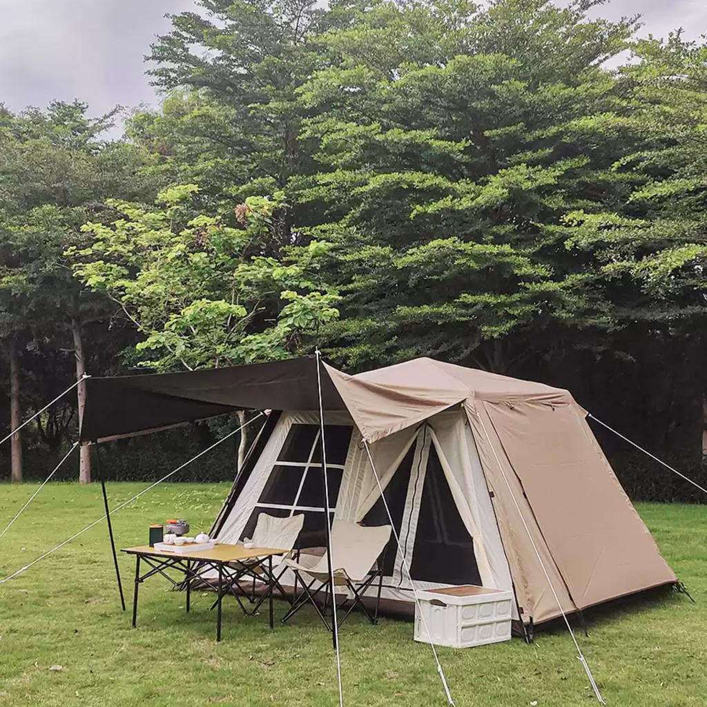 Stoic Pre-Attached Pole Tent - Khaki