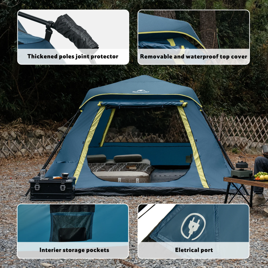 Naturehike Cape Lite Quick Opening Tent 6 People - Navy