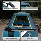 Naturehike Cape Lite Quick Opening Tent 6 People - Navy