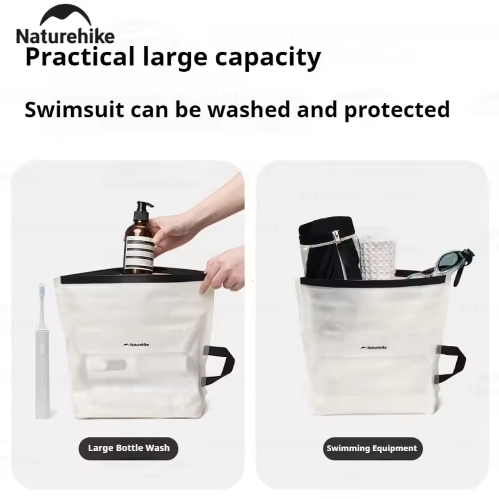 Naturehike Far Mountain Waterproof Toiletry Bag - White