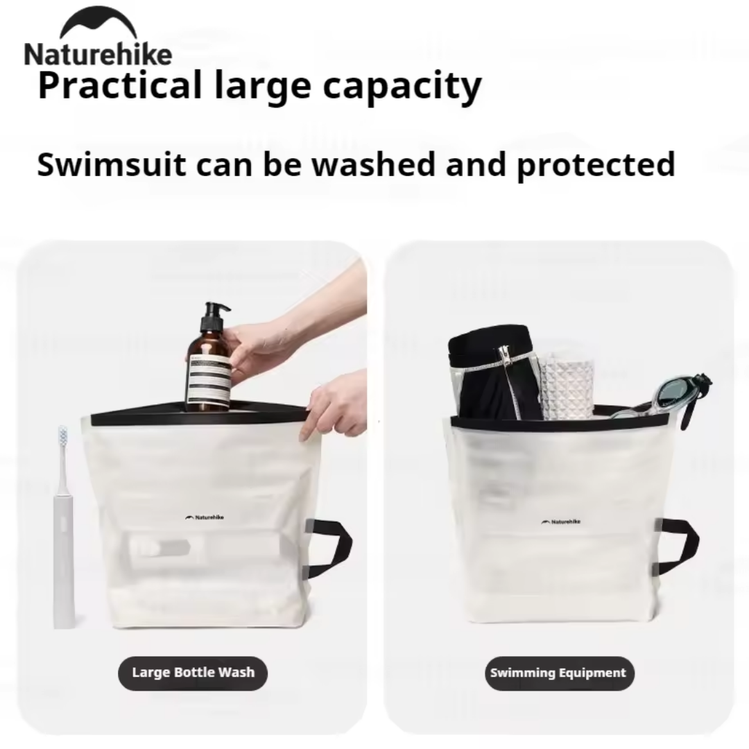 Naturehike Far Mountain Waterproof Toiletry Bag - White
