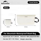 Naturehike Far Mountain Waterproof Toiletry Bag - White