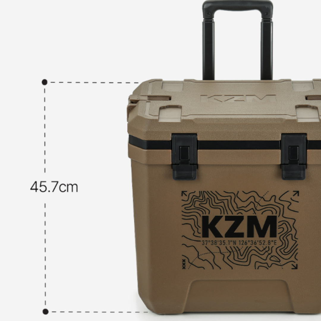 KZM Stackooler 36L Capacity Wheel Cooler Box