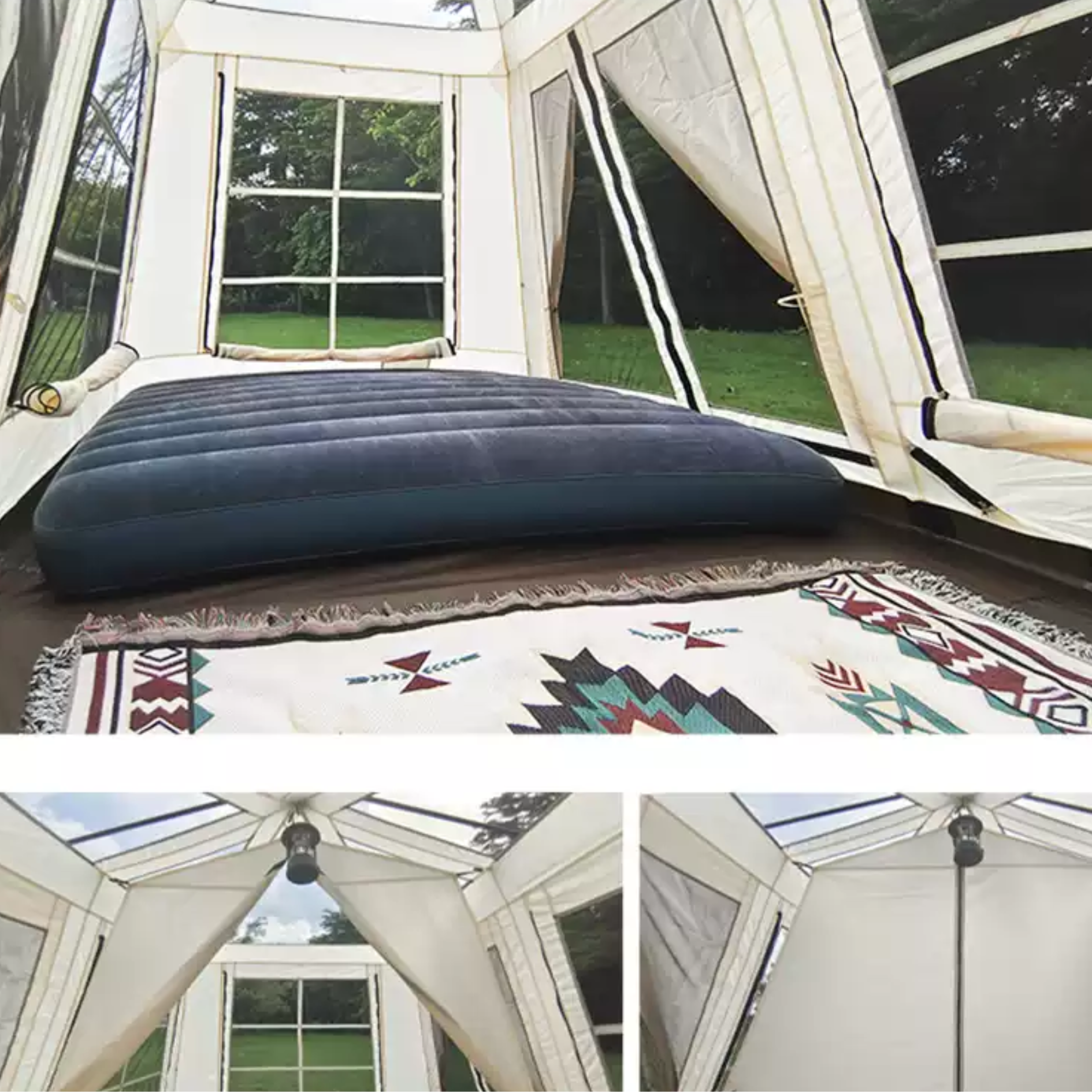 Stoic Pre-Attached Pole Tent - Khaki