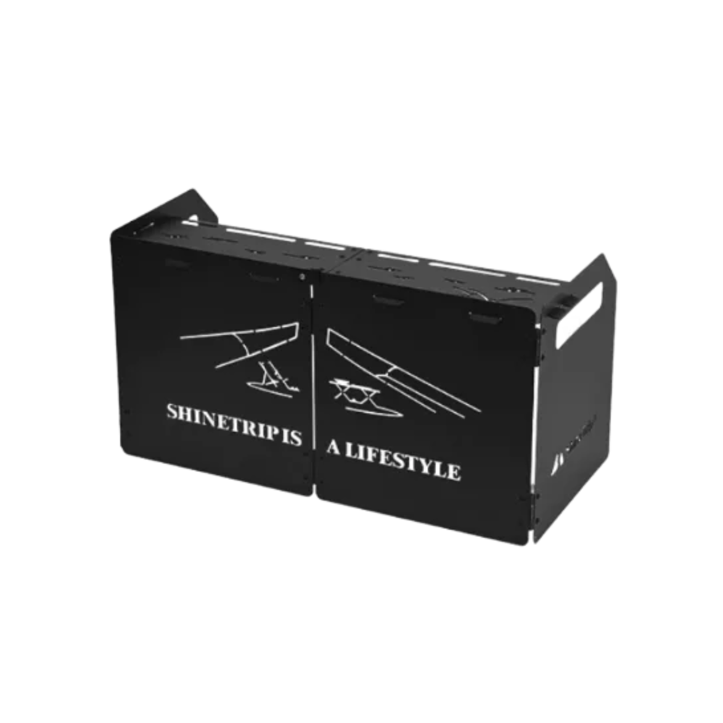 ShineTrip Camping Windshield Set – Black