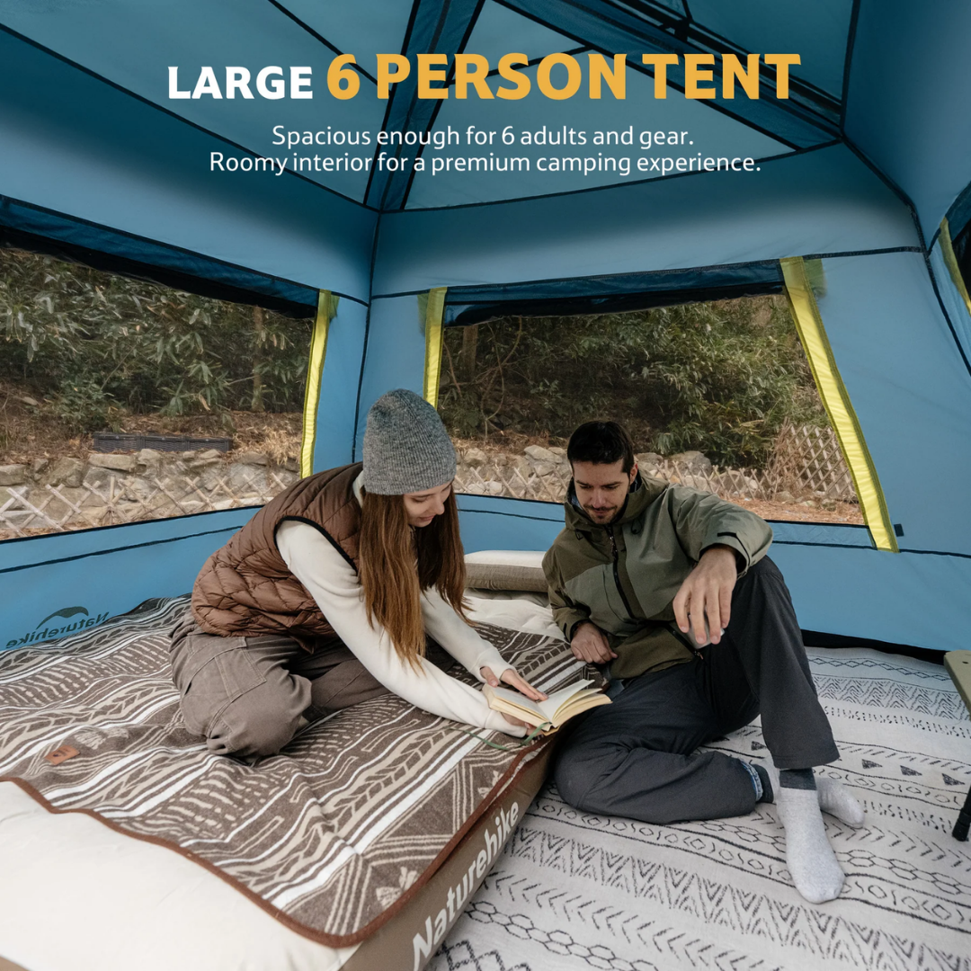 Naturehike Cape Lite Quick Opening Tent 6 People - Navy