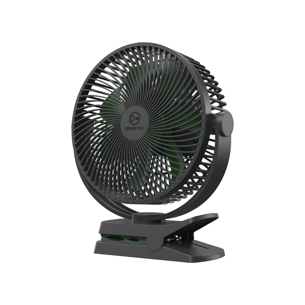 Lemoistar FA7 10000mAh Rechargeable Clip Fan