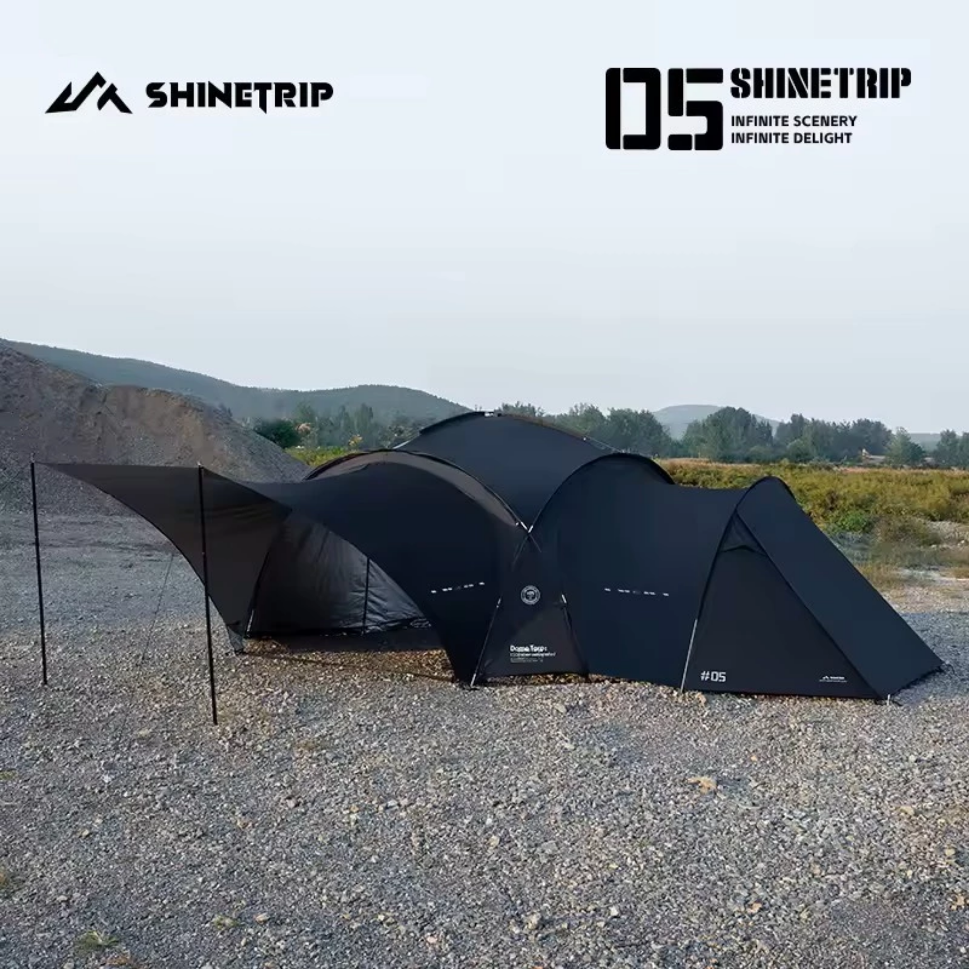 ShineTrip ST-05 Series Dome -Black