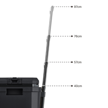 KZM Stackooler 36L Capacity Wheel Cooler Box