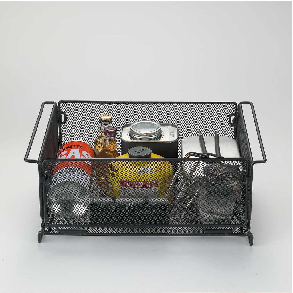 Campingmoon IGT Folding Storage Mesh Box Half Door