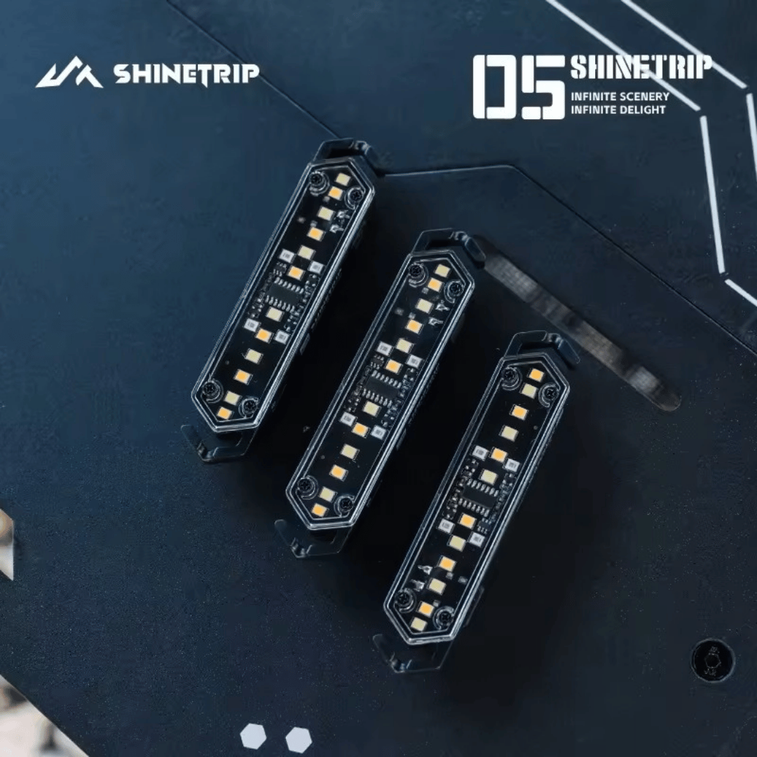 ShineTrip 05 Series Wind Rope Warning Light - Black