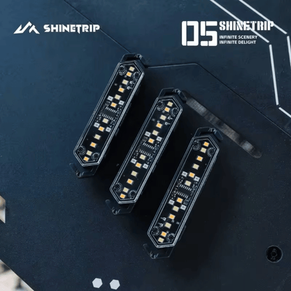 ShineTrip 05 Series Wind Rope Warning Light - Black