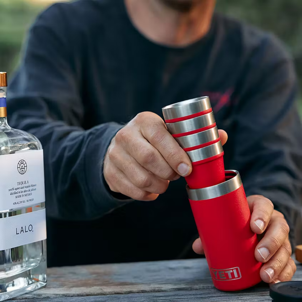 YETI 4 Pieces Shot Glasses With Carrying Case