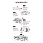 Stoic Villa 13 Auto Tent - Black