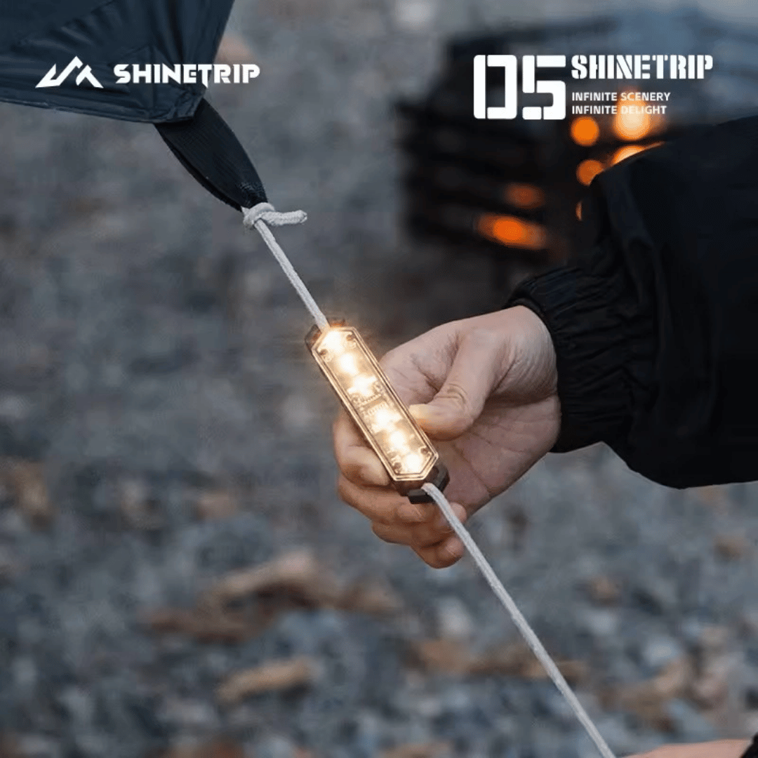 ShineTrip 05 Series Wind Rope Warning Light - Black