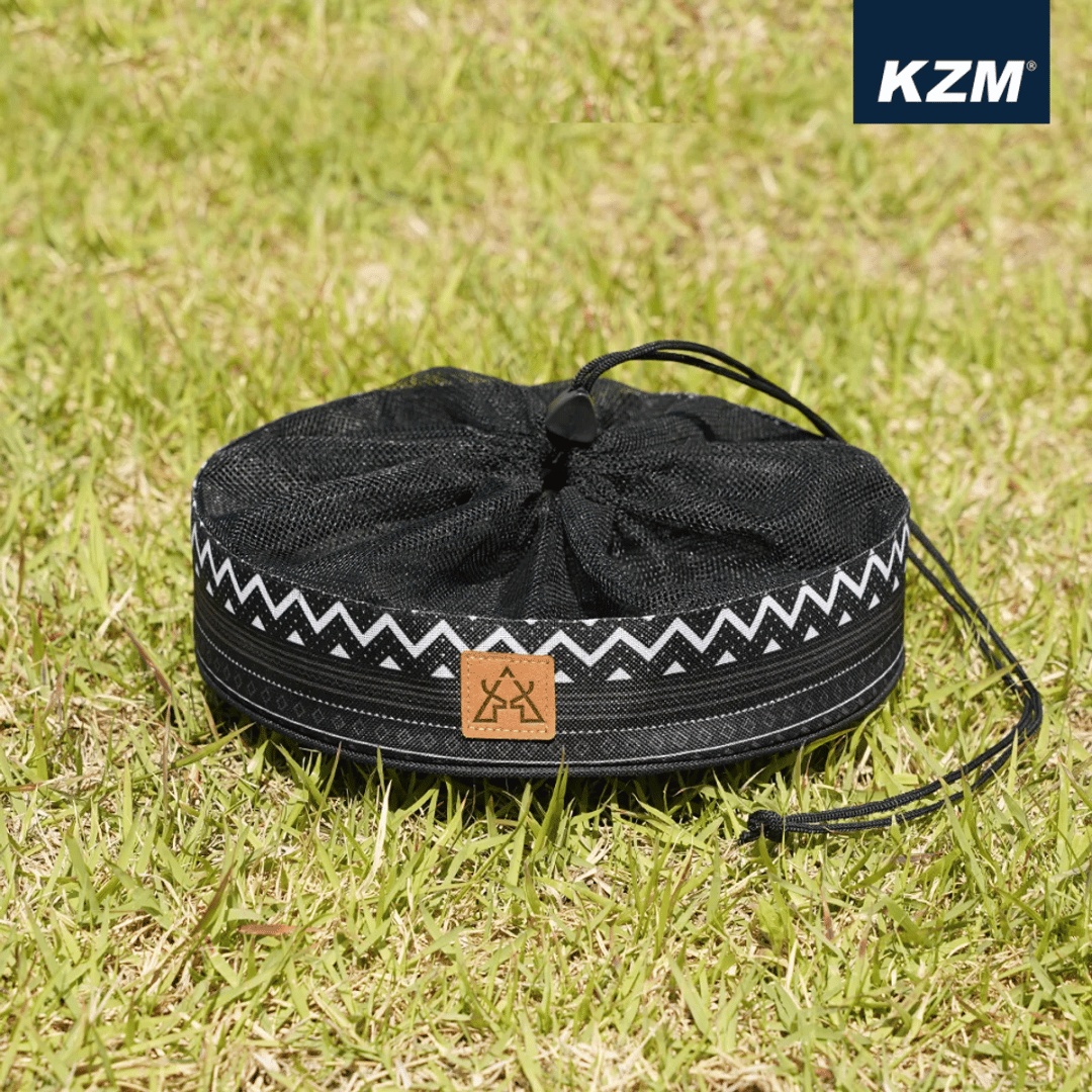 KZM Tableware 22P Set -Black Carry Bag
