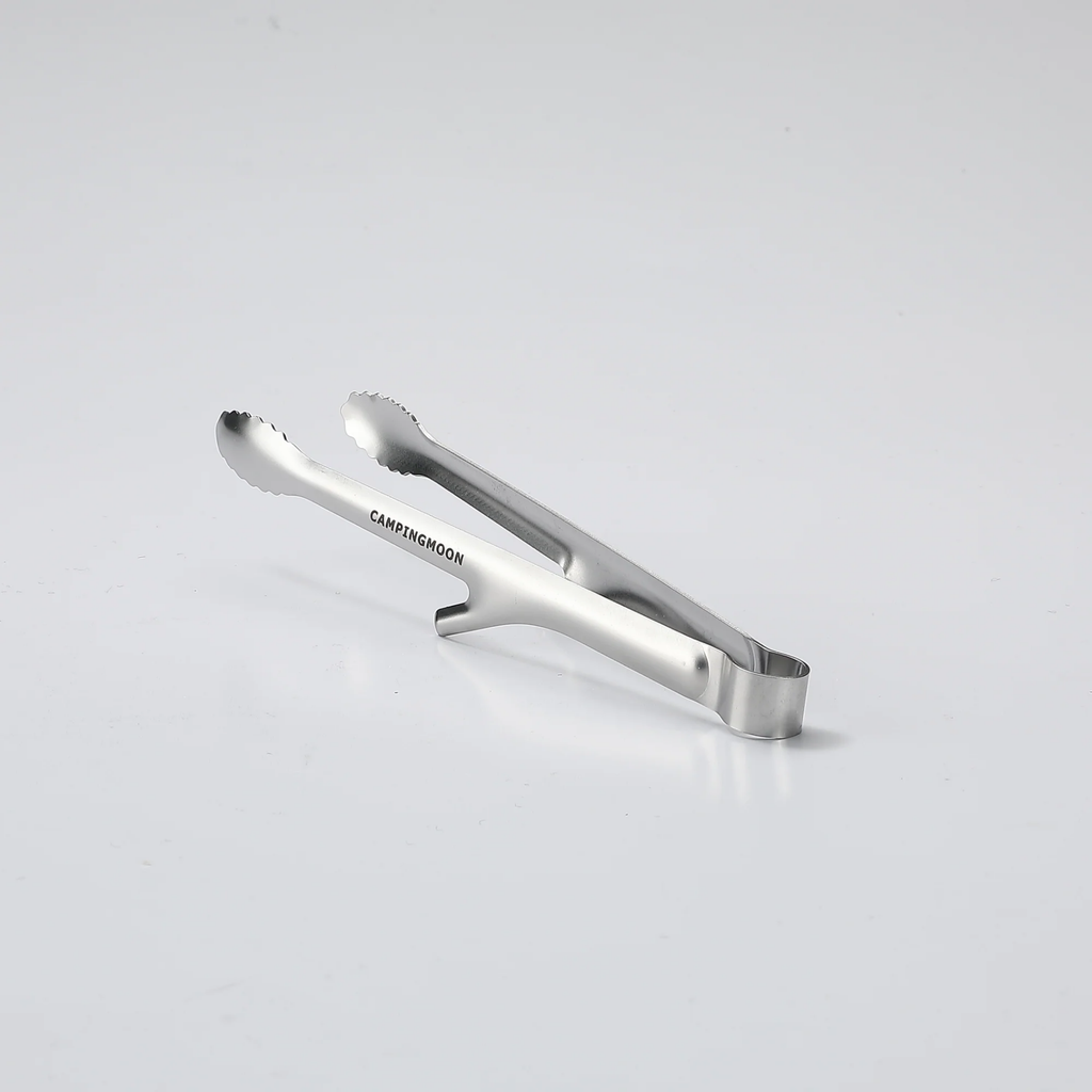 Campingmoon Solo Stainless Steel BBQ Tongs S