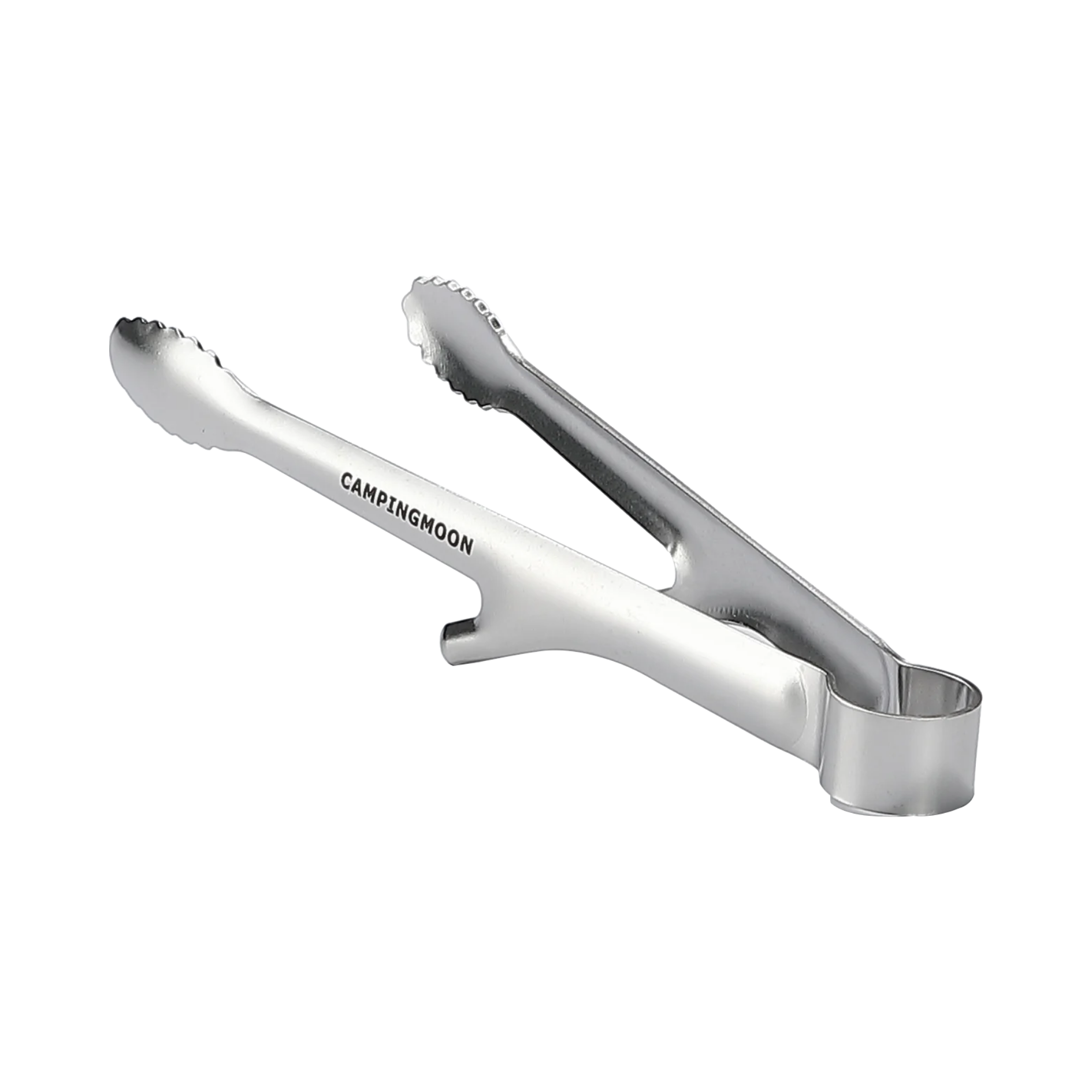 Campingmoon Solo Stainless Steel BBQ Tongs S