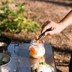 Campingmoon Solo Stainless Steel BBQ Tongs S