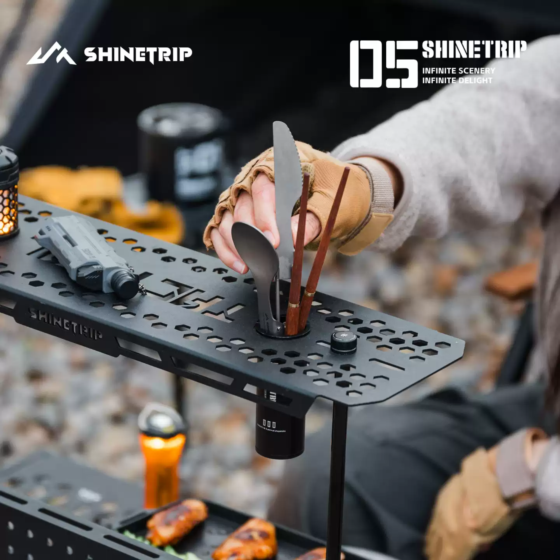 ShineTrip ST-05 Series Cutlery Storage Tube