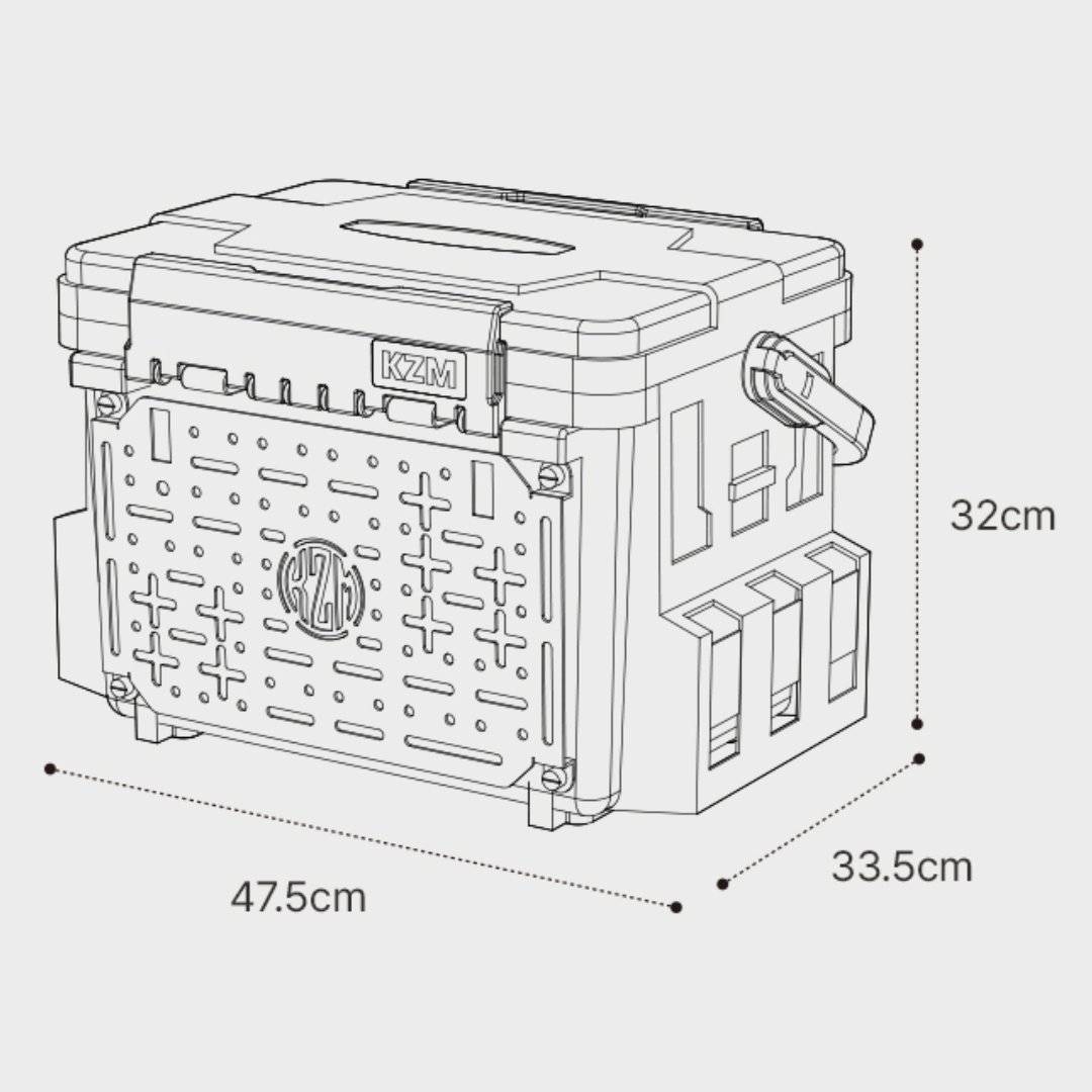 KZM Stack Hard Case Storage Box 7000