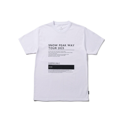 Snow Peak SPW Tour 2025 T-Shirt