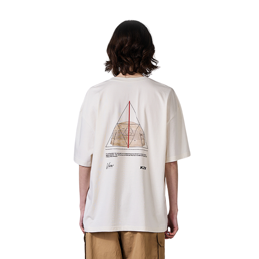 KZM Viva Dome Angle Half Short Sleeved T-Shirt