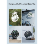 Lemoistar FA7 10000mAh Rechargeable Clip Fan
