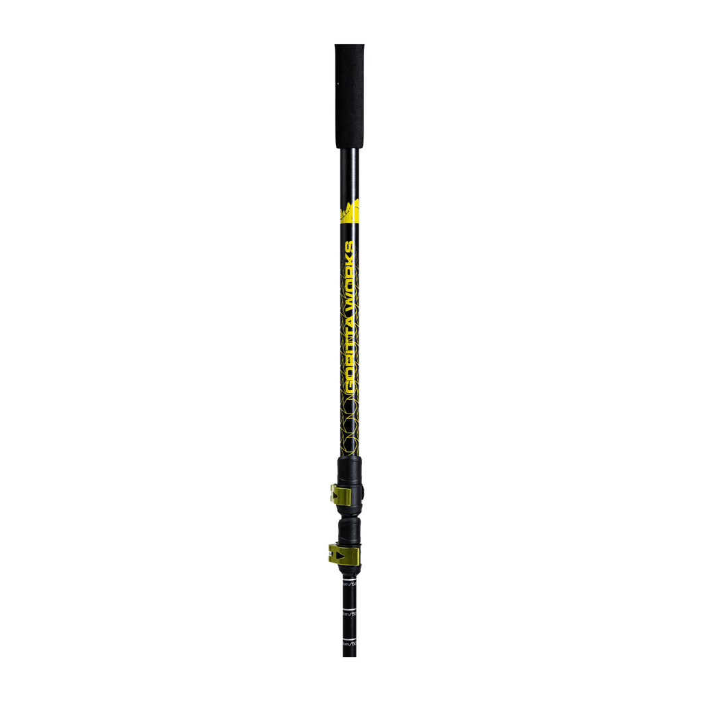 Goritta Works 3-Section Telescopic External-Lock Aluminium Trekking Pole -2P