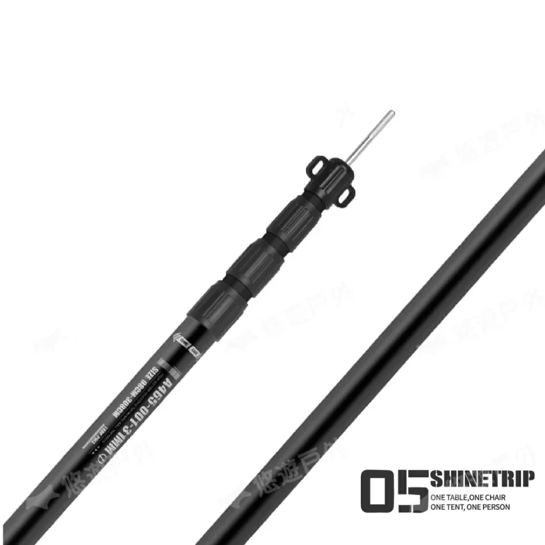 ShineTrip 05 Series Fully Retractable Canopy Pole 2.3m - Black