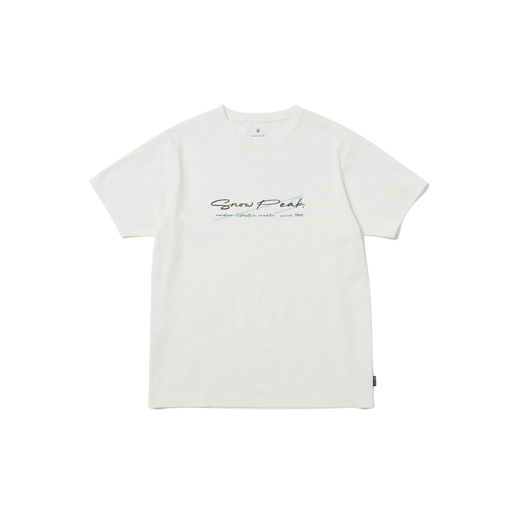 Snow Peak Typography Dry T-Shirt