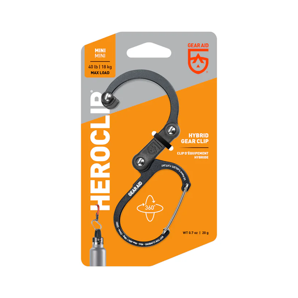 Gear Aid Heroclip Mini 360° Carabiner Supports 18kg