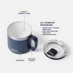 YETI Rambler® 14 OZ Stackable Mug With Durasip™ Ceramic Lining