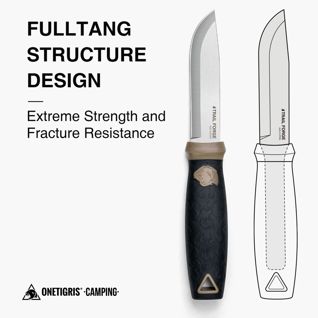 OneTigris Trail Forge Camping Knife