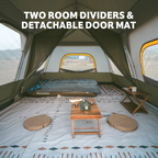 Naturehike Cape 8.4 Square Quick Tent 6 People - Light Brownish Gray