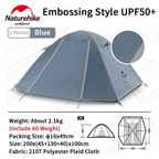 Naturehike P-Series Aluminium Pole Tent 210T65D Embossed Design 2 Person