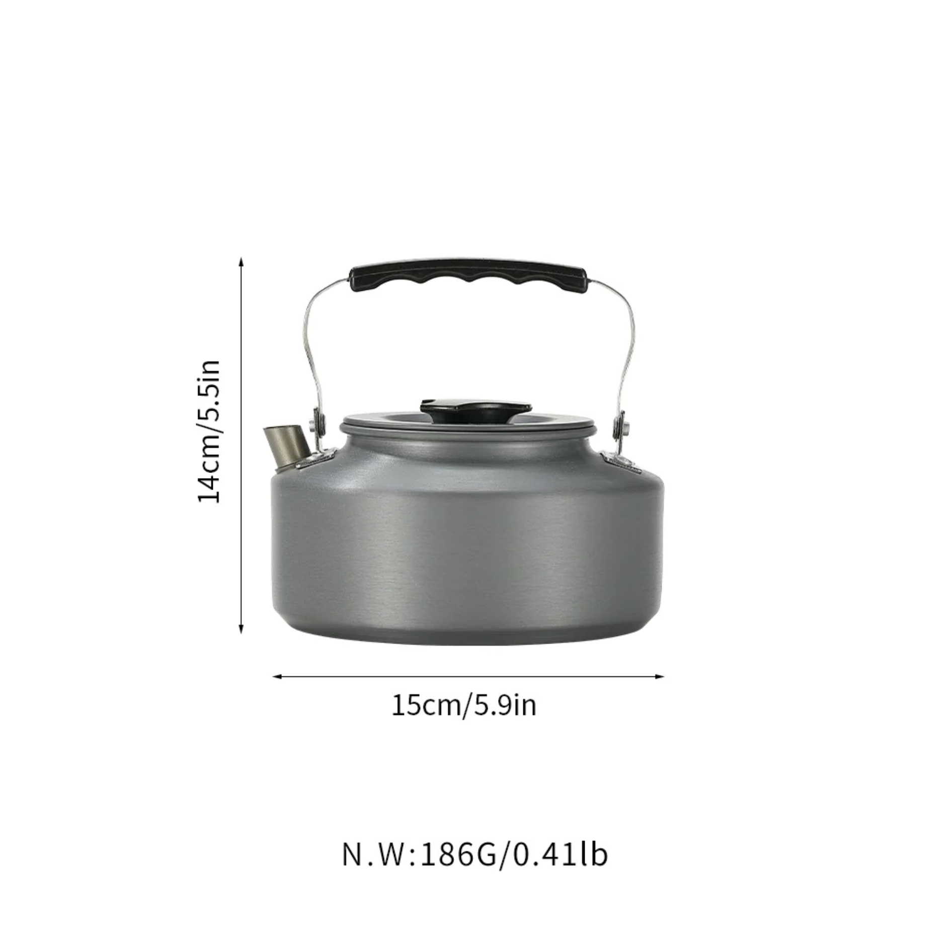 Campingmoon Camping Kettle 1L Portable