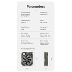 Lemoistar FT11 Rechargeable Camping Fan