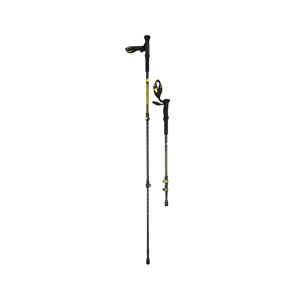 Goritta Works 3-Section Telescopic External-Lock Aluminium Trekking Pole -2P