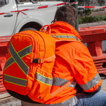 Caribee Switchback 32L D/N Safety Backpack Hi Vis